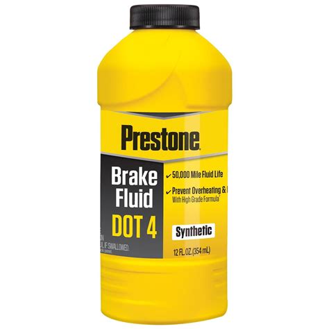 dot 4 brake fluid specification.